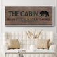 Bear Feet - Floater Framed Canvas Print