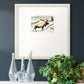 Snow Elk Premium Framed Print Double Matboard