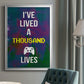Gamer at Play I - Modern Framed Canvas Print