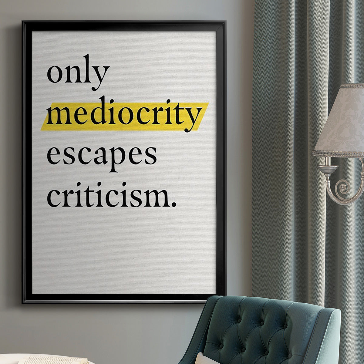 Bro-Inspo II - Modern Framed Canvas Print