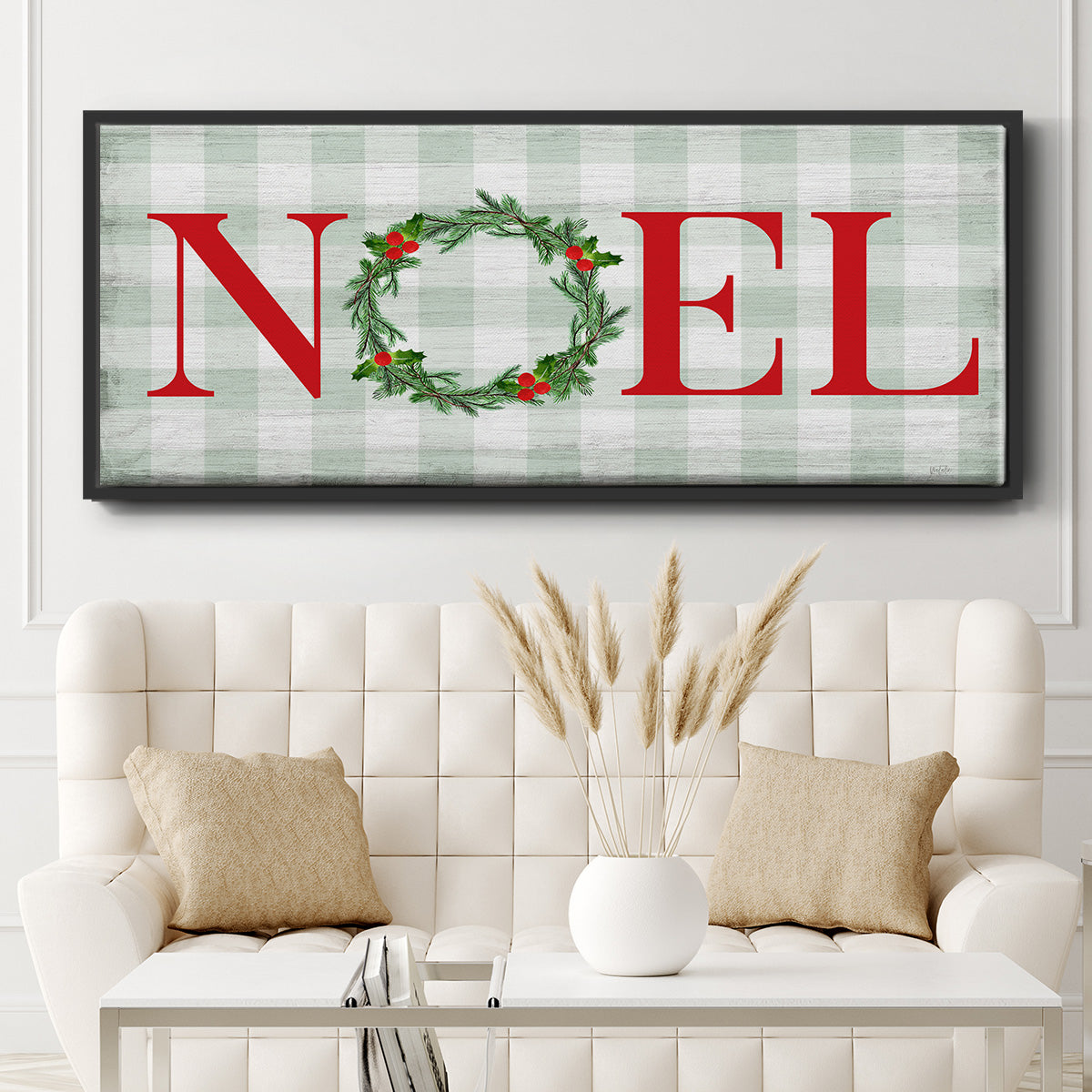 Noel - Floater Framed Canvas Print