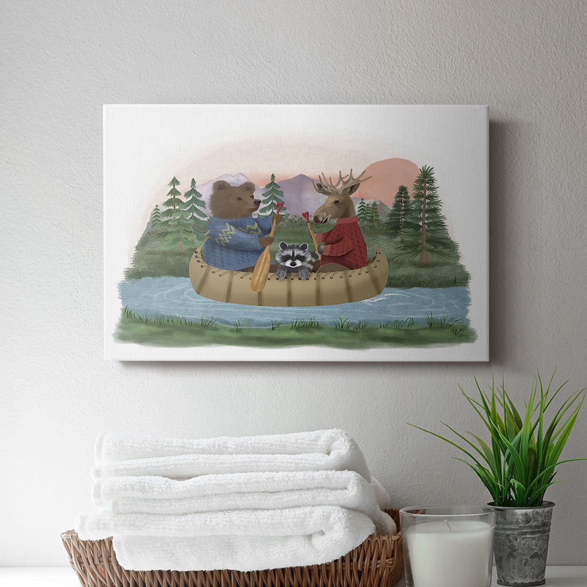 River Trip - Canvas Art Print