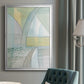 Mint Reflection II - Modern Framed Canvas Print