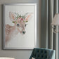 Dressy Fawn - Modern Framed Canvas Print