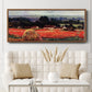 The Poppy Blumenfeld (The Barn) - Floater Framed Canvas Print