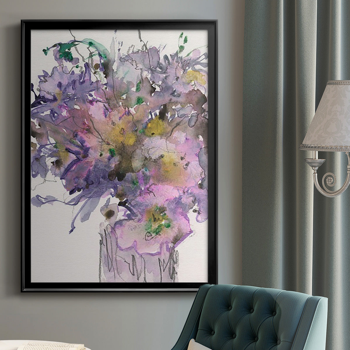 All that Glitters I - Modern Framed Canvas Print