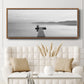 Black & White Water Panel XII - Floater Framed Canvas Print