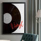 Vinyl - Modern Framed Canvas Print