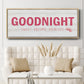 Princess Goodnight - Floater Framed Canvas Print