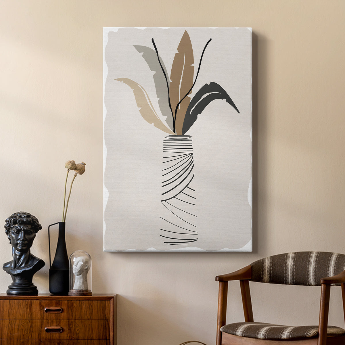 Palm Arrangement II - Canvas Art Print