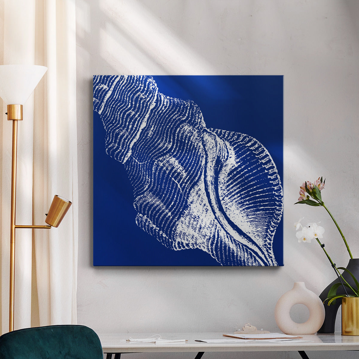 Saturated Shell III - Canvas Art Print