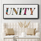 Unity - Floater Framed Canvas Print