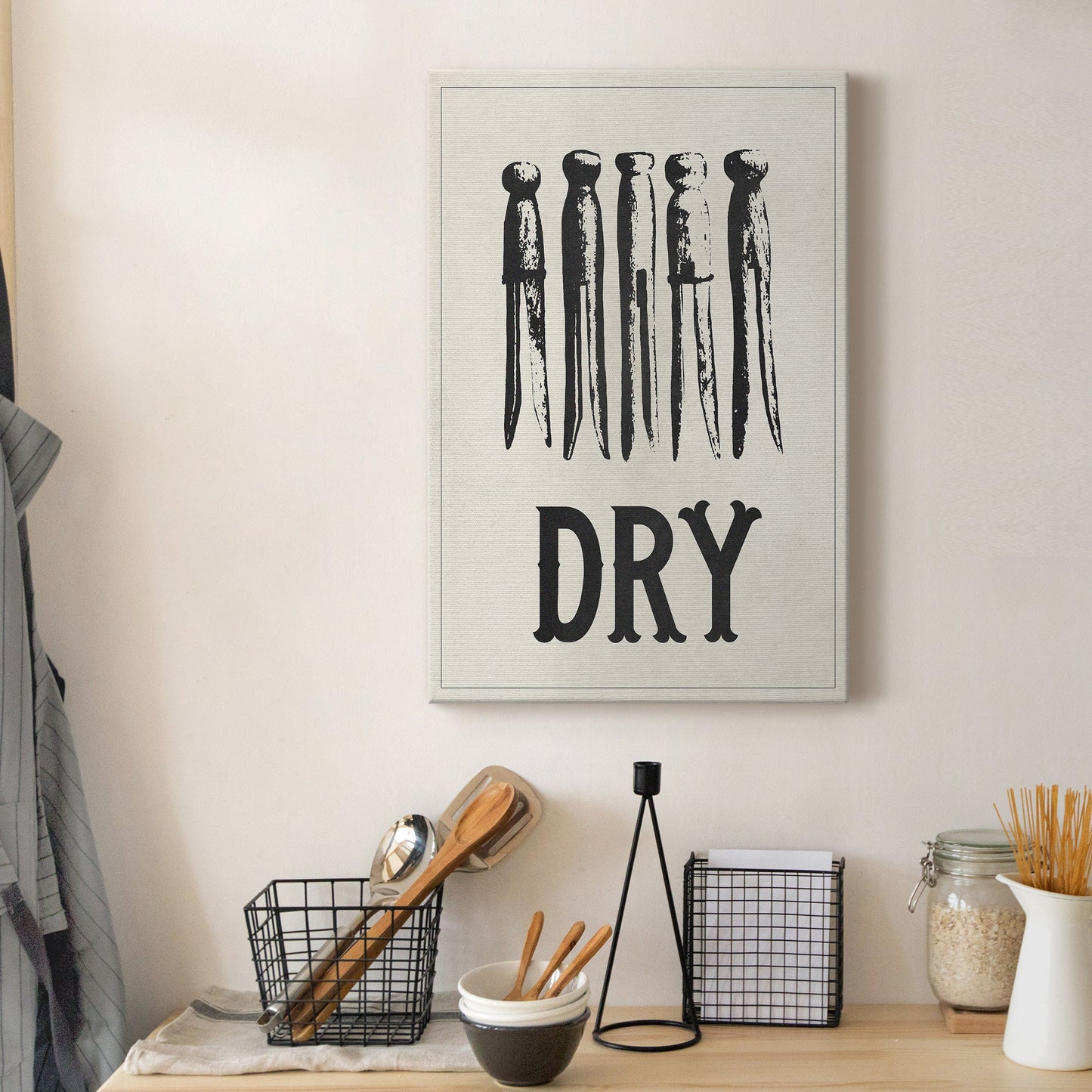 Vintage Laundry II - Canvas Art Print