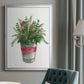 Winter Greens - Modern Framed Canvas Print