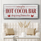 Hot Cocoa Bar - Floater Framed Canvas Print