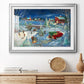 Warm Holiday Memories - Modern Framed Art Print