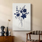 Indigo Sketch Bouquet I - Canvas Art Print