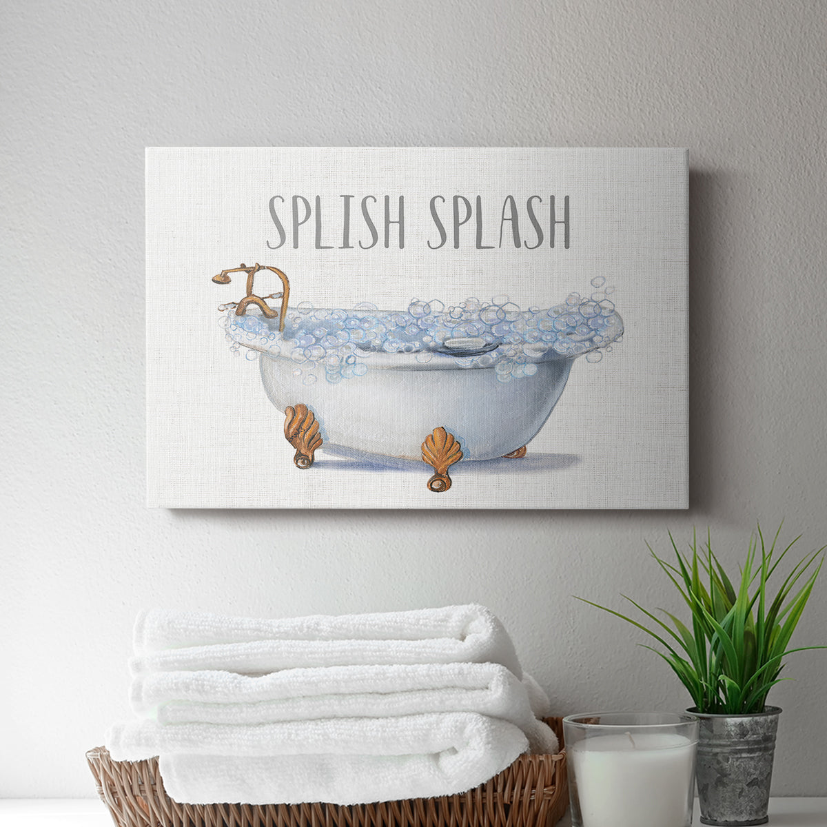 Splish Splash - Canvas Art Print