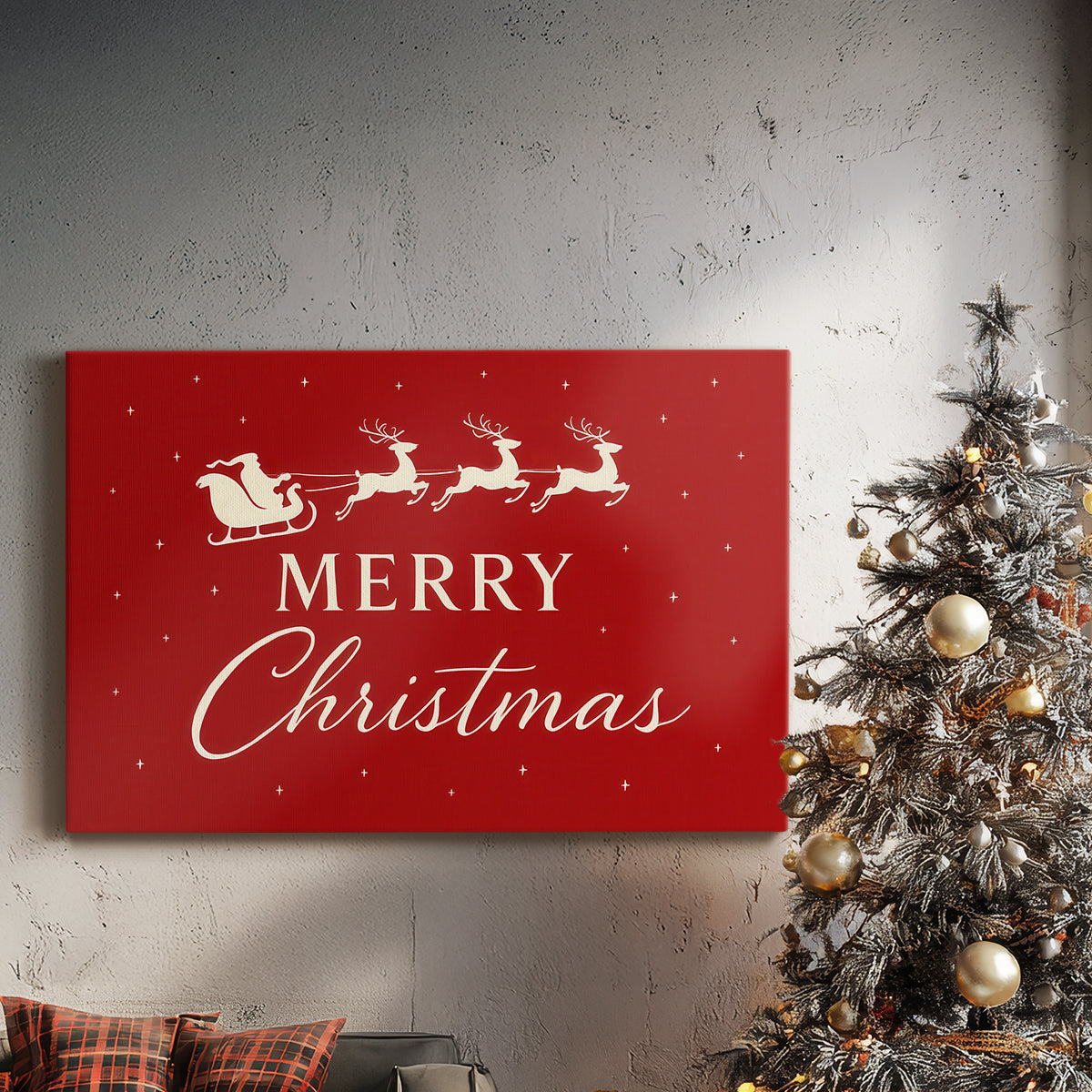 Fireside Carols Carol - Canvas Art Print