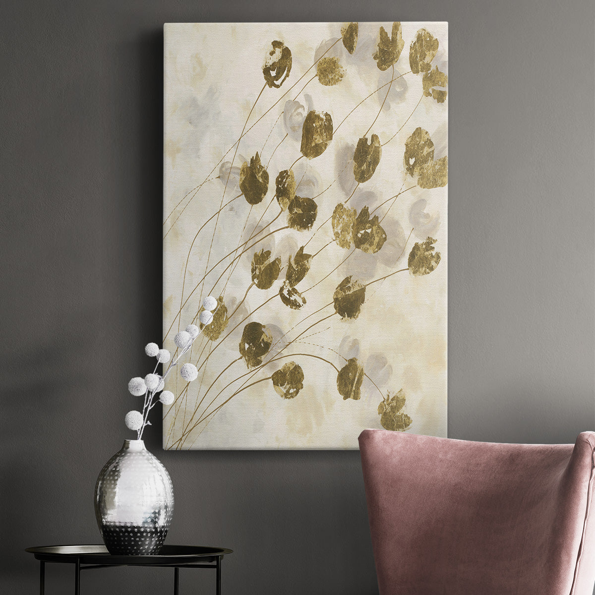 Elegance In Bloom IV Premium Gallery Wrapped Canvas - Ready to Hang