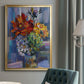 Modern Bouquet - Modern Framed Canvas Print