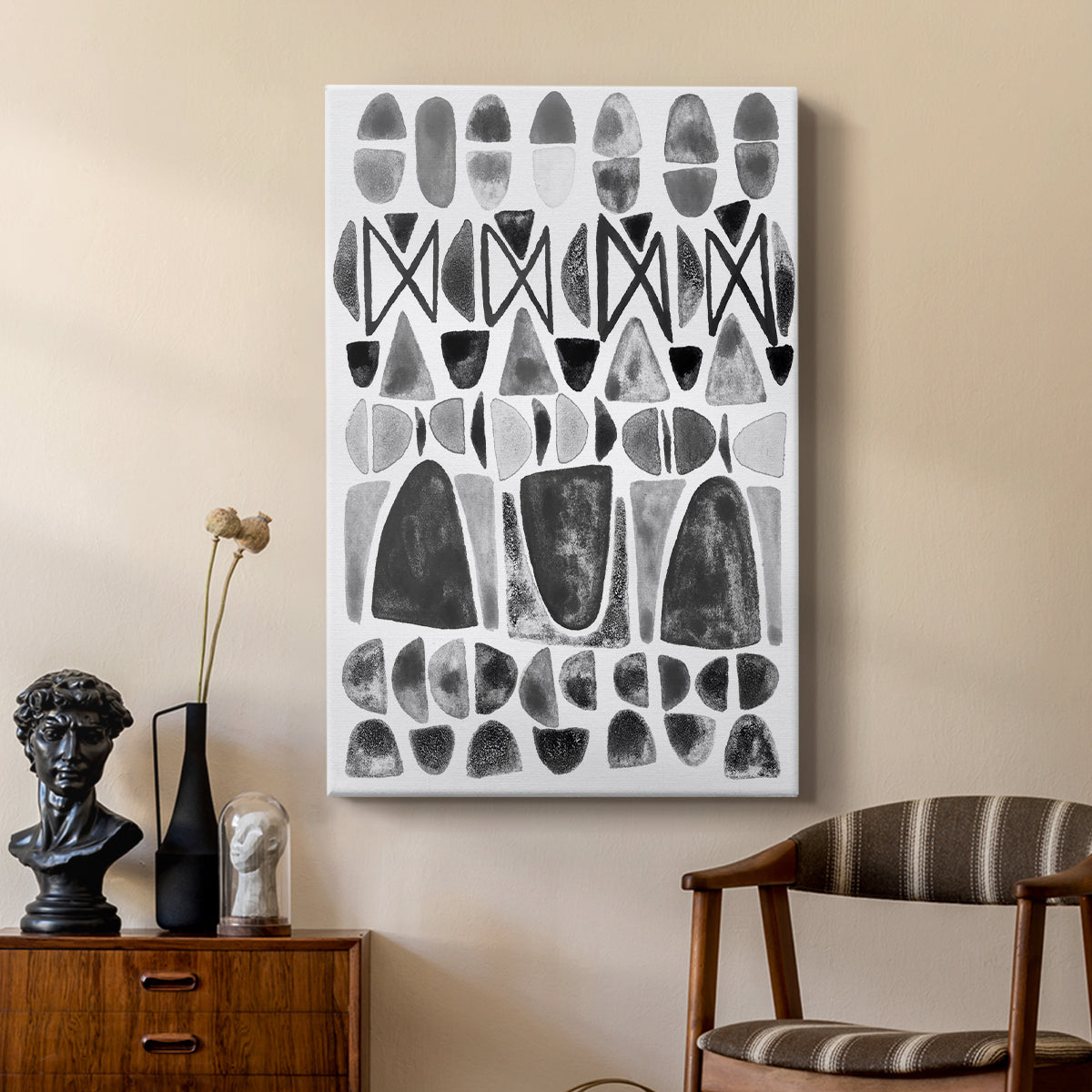 Grey Arches III - Canvas Art Print