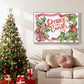 Cardinal Holly Christmas Collection A - Floater Framed Canvas Print