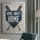 Home Sweet Home Base - Modern Framed Canvas Print