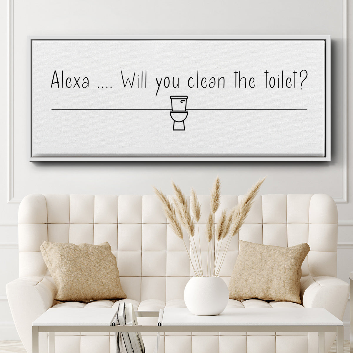 Alexa ... - Floater Framed Canvas Print