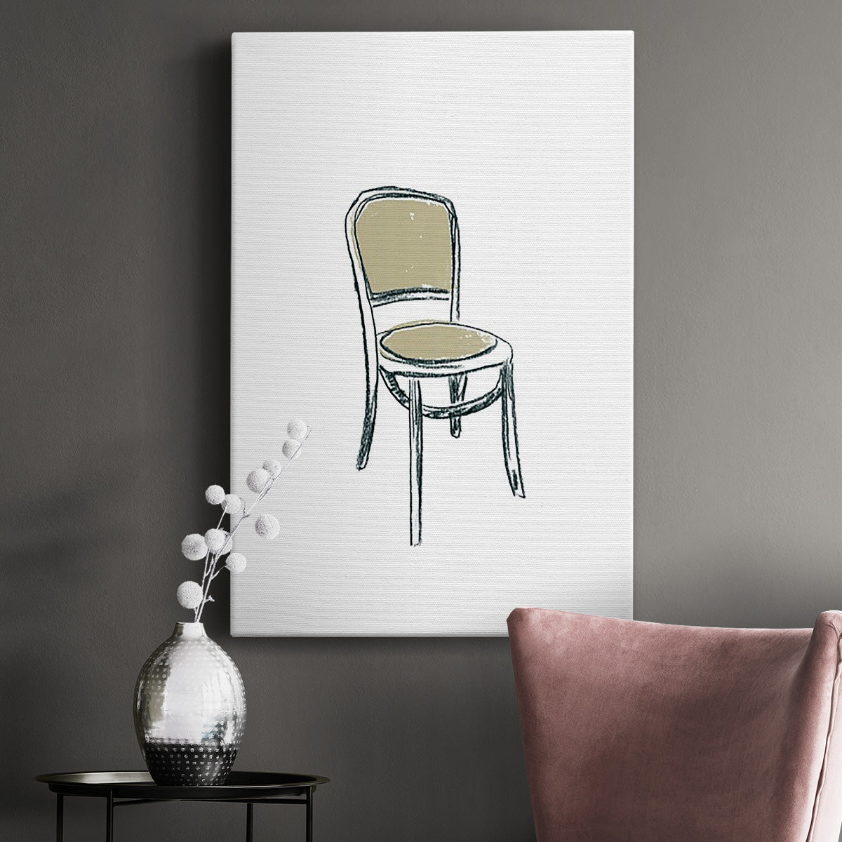 Take a Seat XI Premium Gallery Wrapped Canvas - Ready to Hang