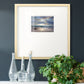 Aqua Blue Morning Premium Framed Print Double Matboard