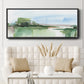 Abstract Wetland IV - Floater Framed Canvas Print