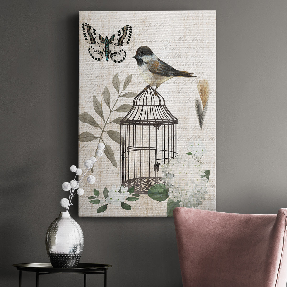 Vintage Menagerie II Premium Gallery Wrapped Canvas - Ready to Hang