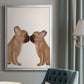 French Kiss Close Up I - Modern Framed Canvas Print