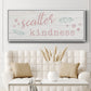 Scatter Kindness - Floater Framed Canvas Print
