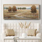 Linen Landscape I - Floater Framed Canvas Print