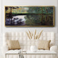 The Pond at Montgeron 2, 1876 - Floater Framed Canvas Print
