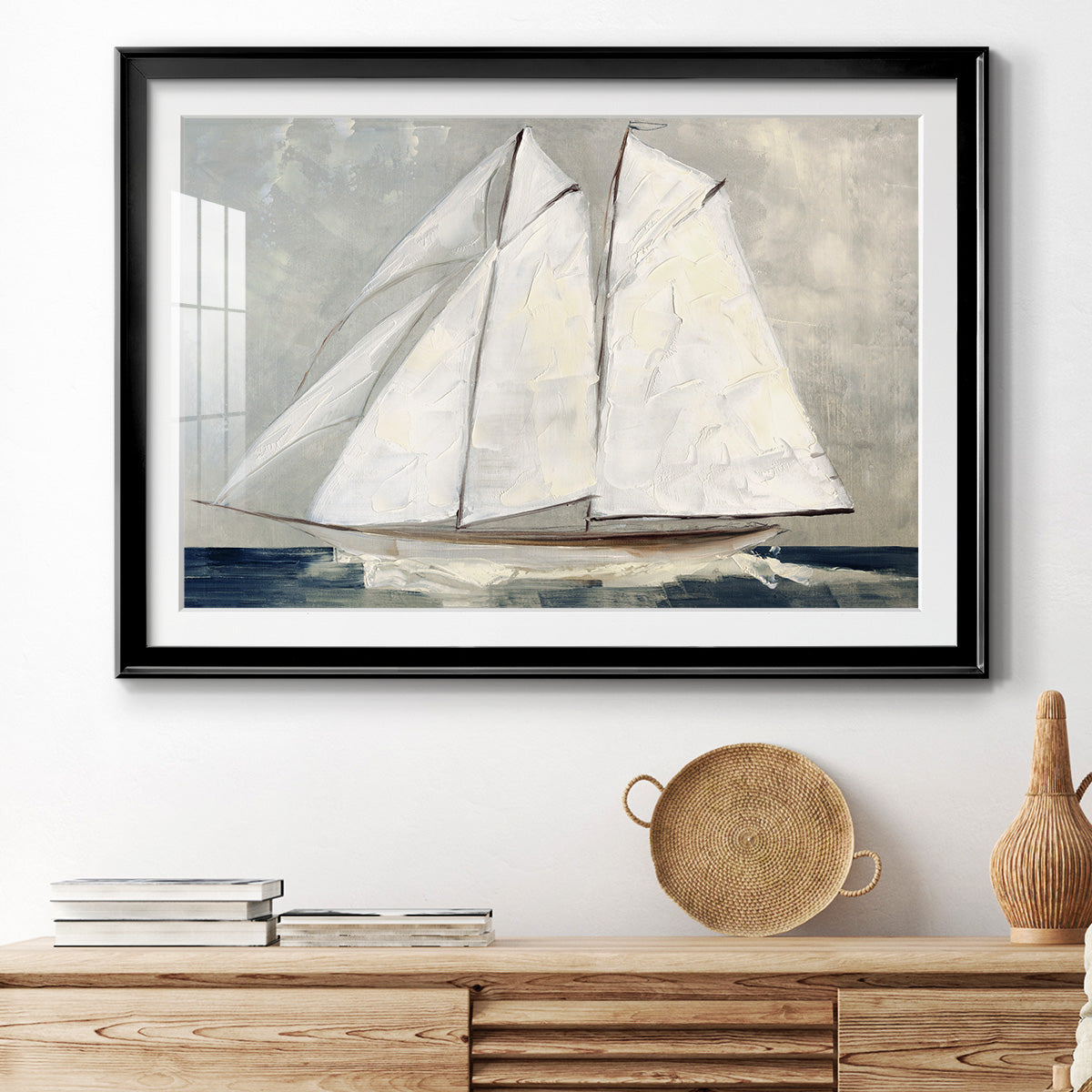 Setting Sail Premium Framed Print - Ready to Hang