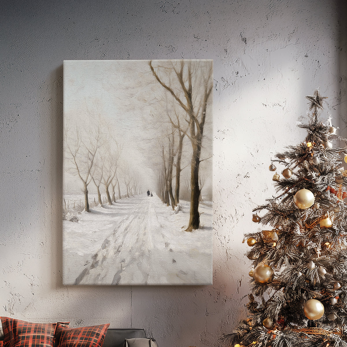 Frostlit Blessing of Midwinter - Canvas Art Print