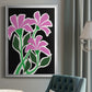 Pop Flowers V - Modern Framed Canvas Print