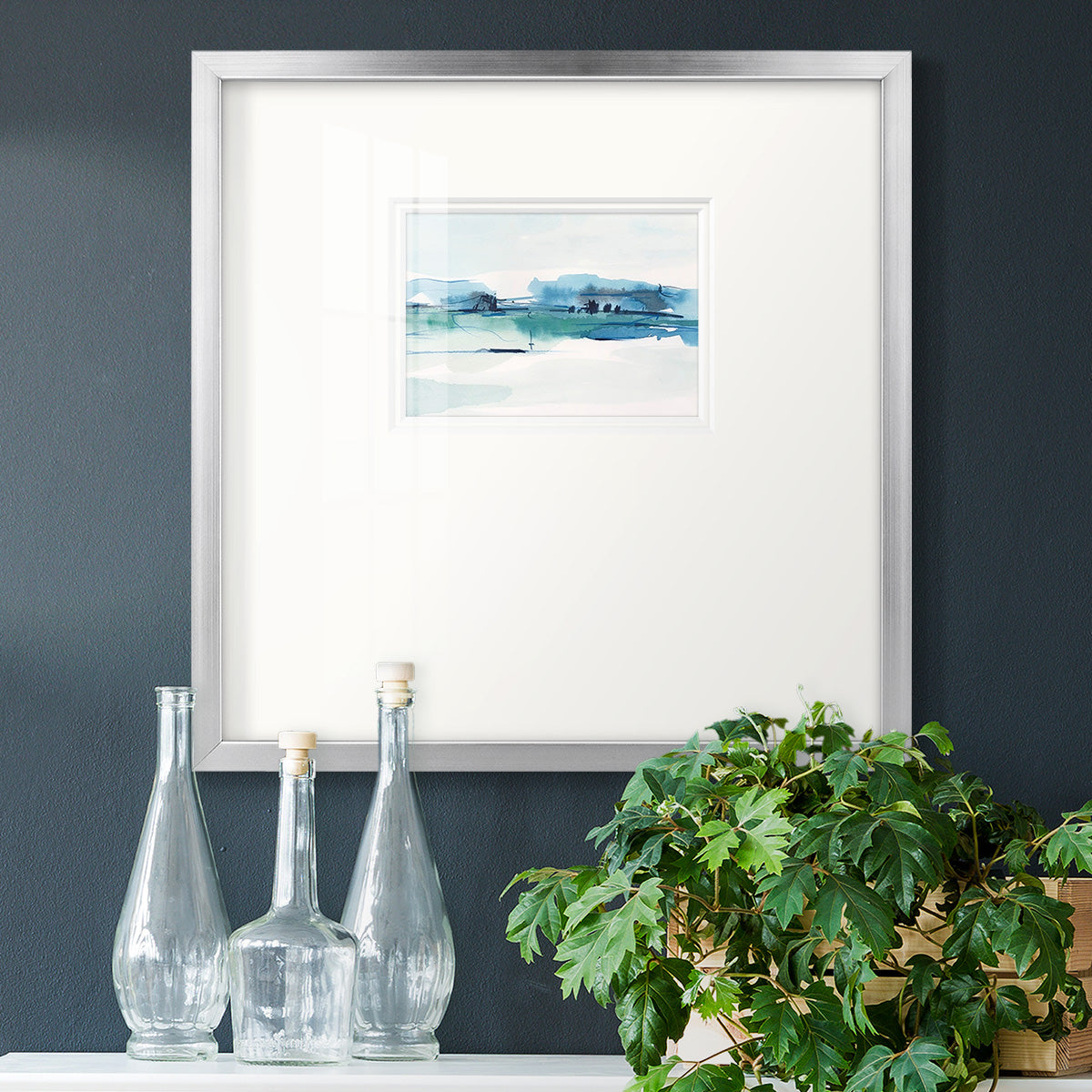 Ultramarine Vista II Premium Framed Print Double Matboard