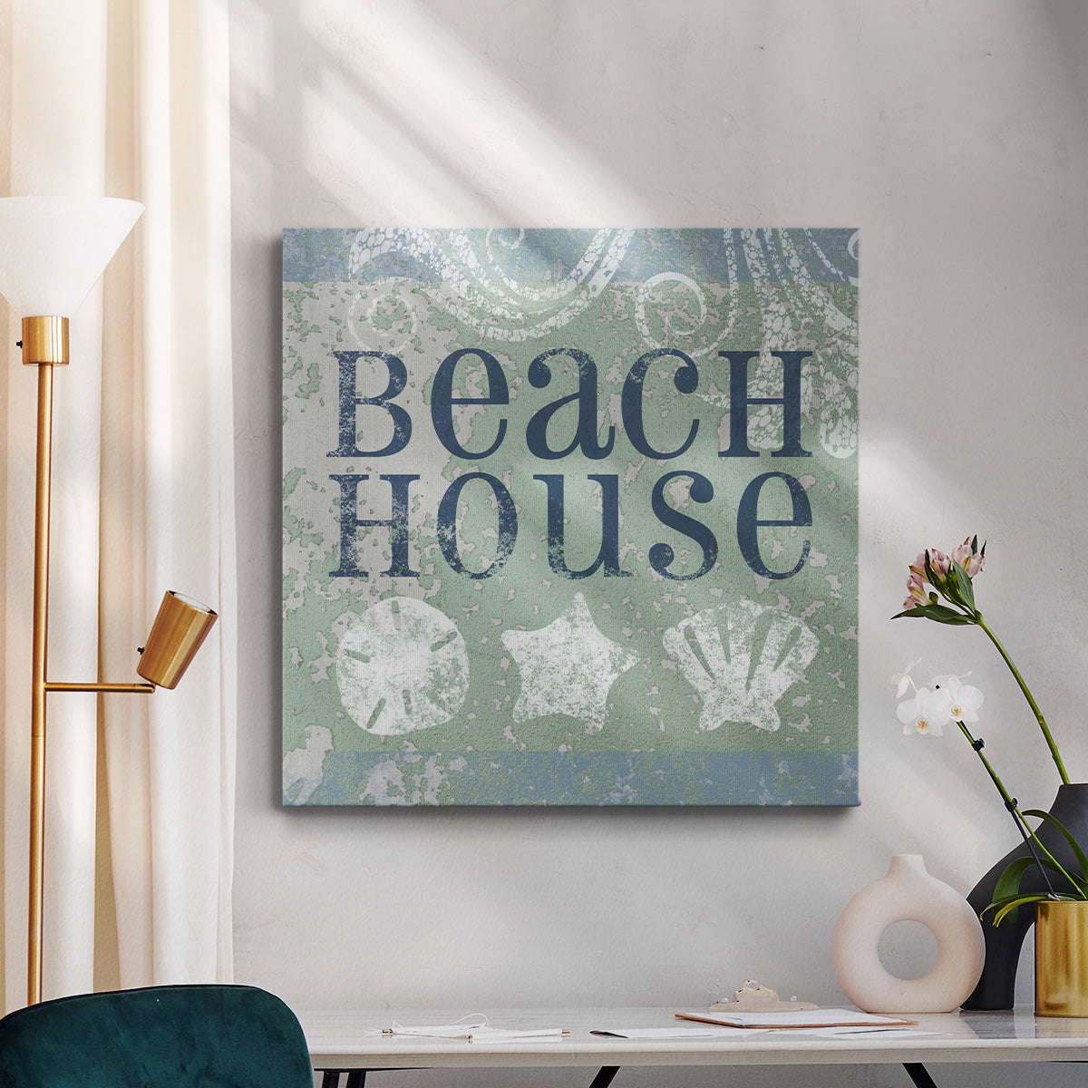 Beach Sign I - Canvas Art Print