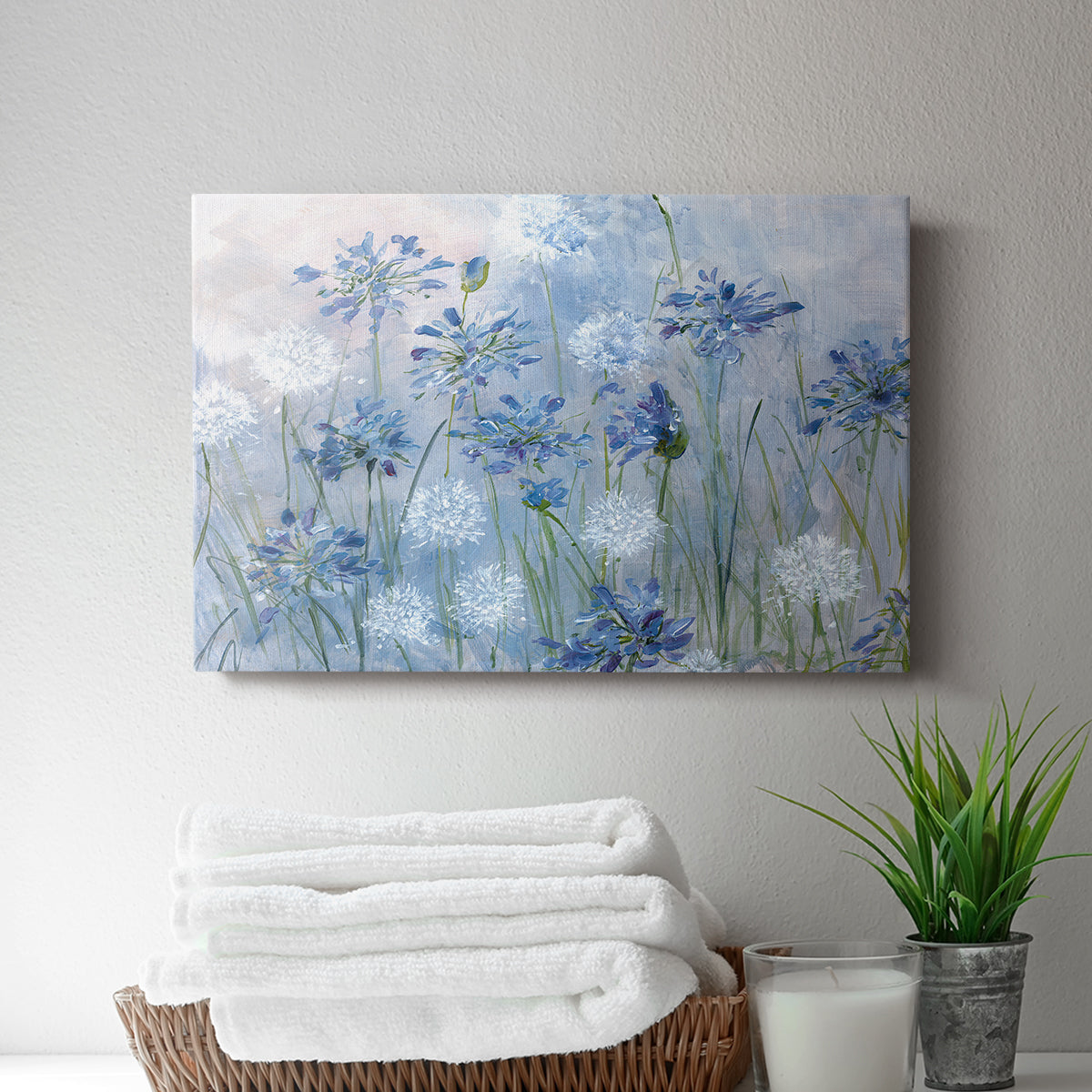 Dandelion and Agapanthus - Canvas Art Print