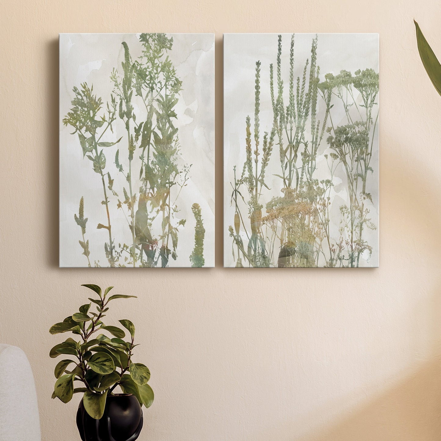 Untamed Garden I Premium Gallery Wrapped Canvas - Ready to Hang