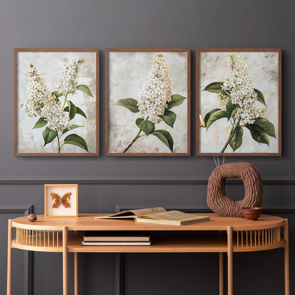Floral Study Series LXXXVII - Restickable Framed Art Set