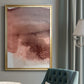 Red Ochre Abstract II - Modern Framed Canvas Print