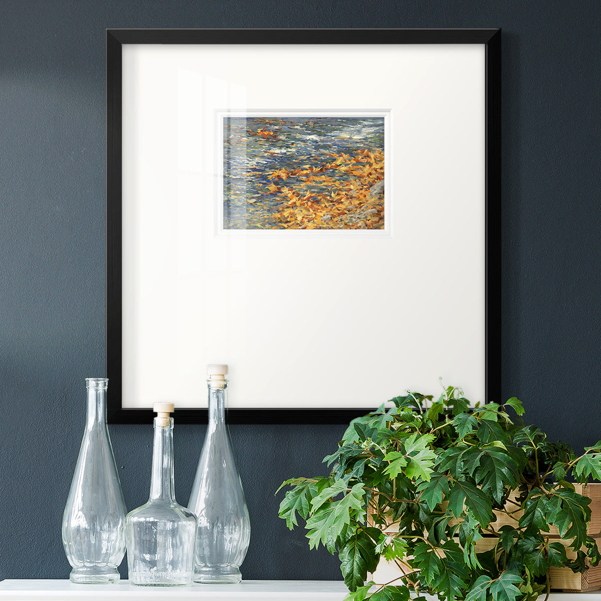 Autumn Creek Premium Framed Print Double Matboard