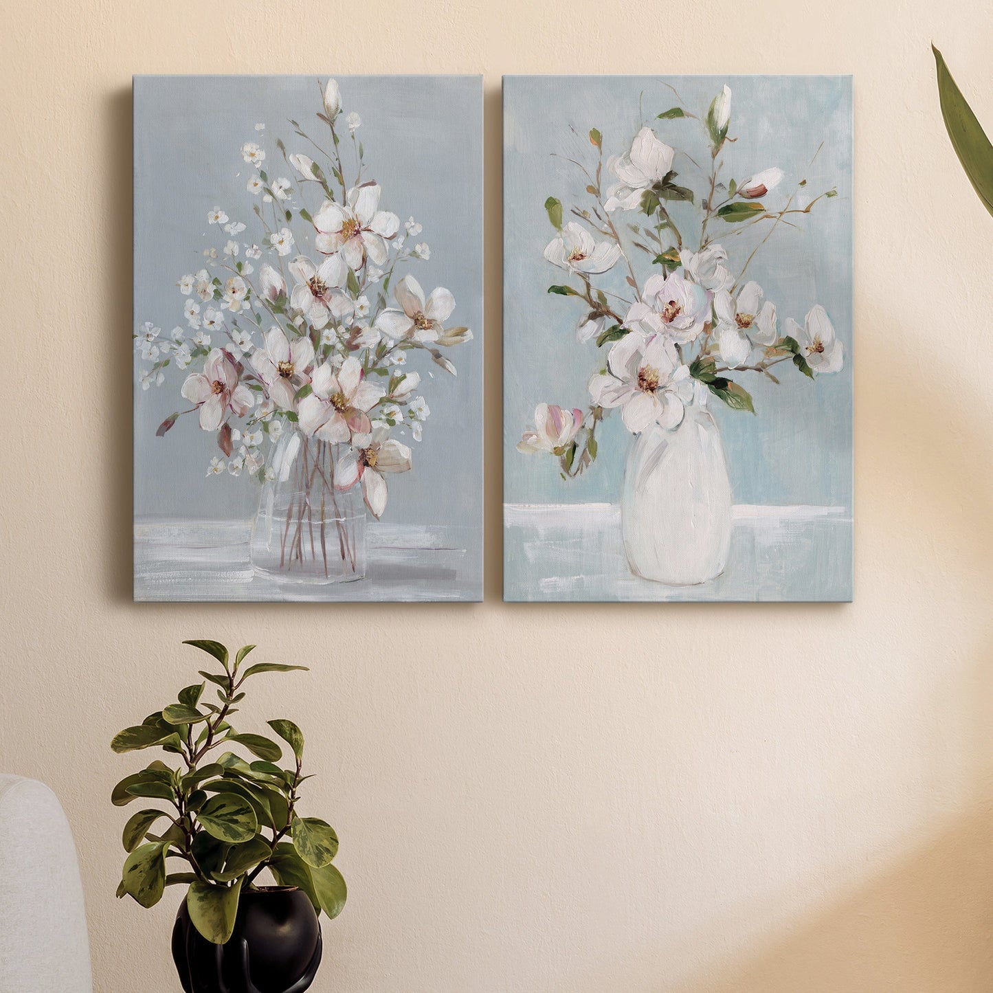 Magnolia Romance - Canvas Art Set