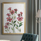 Watercolor Floral Stems II - Modern Framed Canvas Print