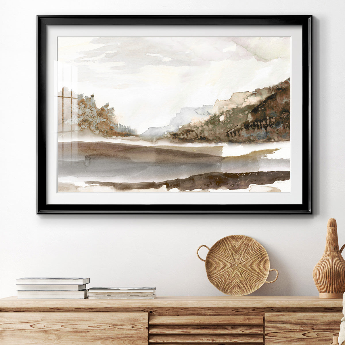 Mountain Time Premium Framed Print - Ready to Hang